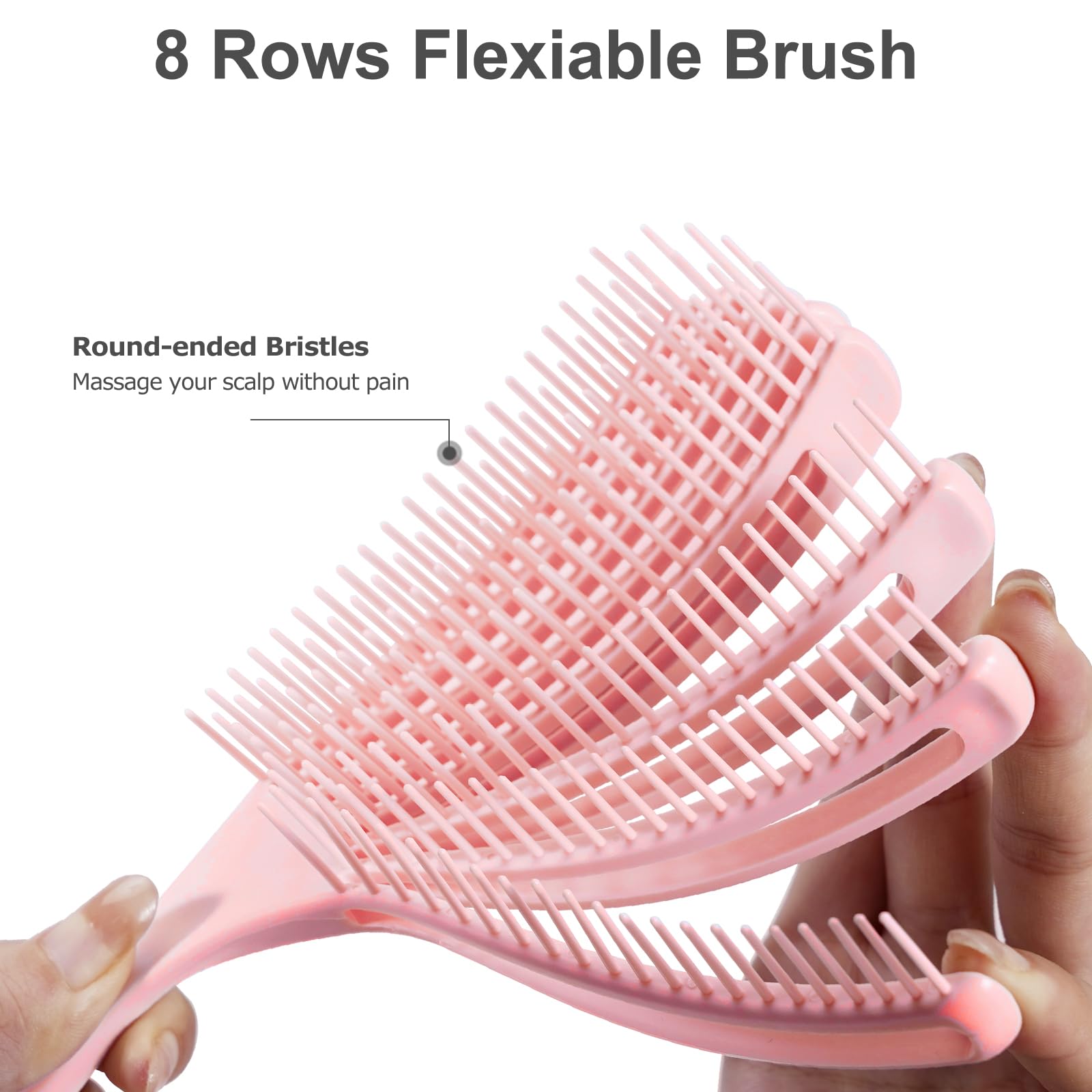 SHINLEA travel-sized brush perfect for kids and on-the-go styling.