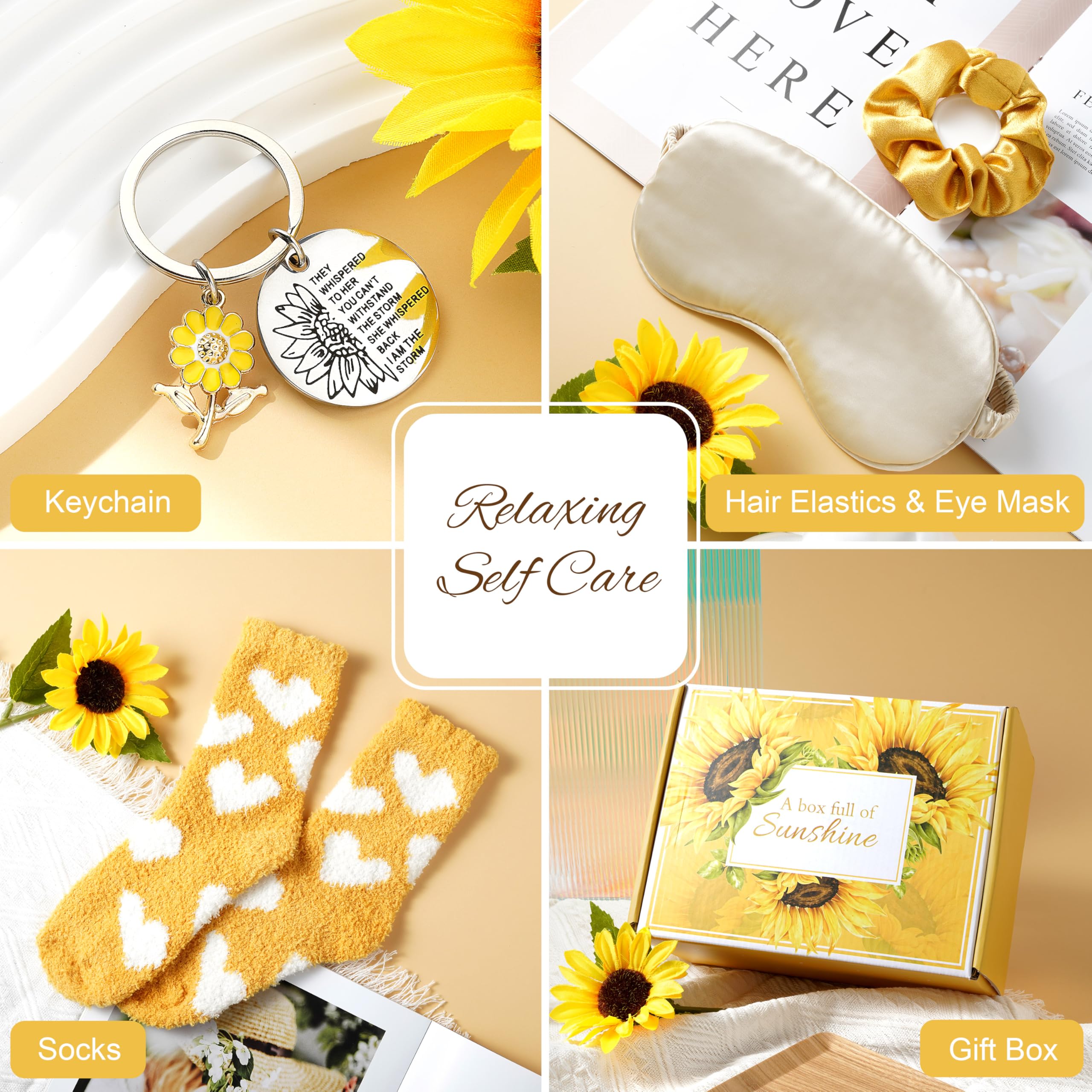 ShinnyWis sunflowers-inspired gift basket conveys warmth and thoughtful encouragement