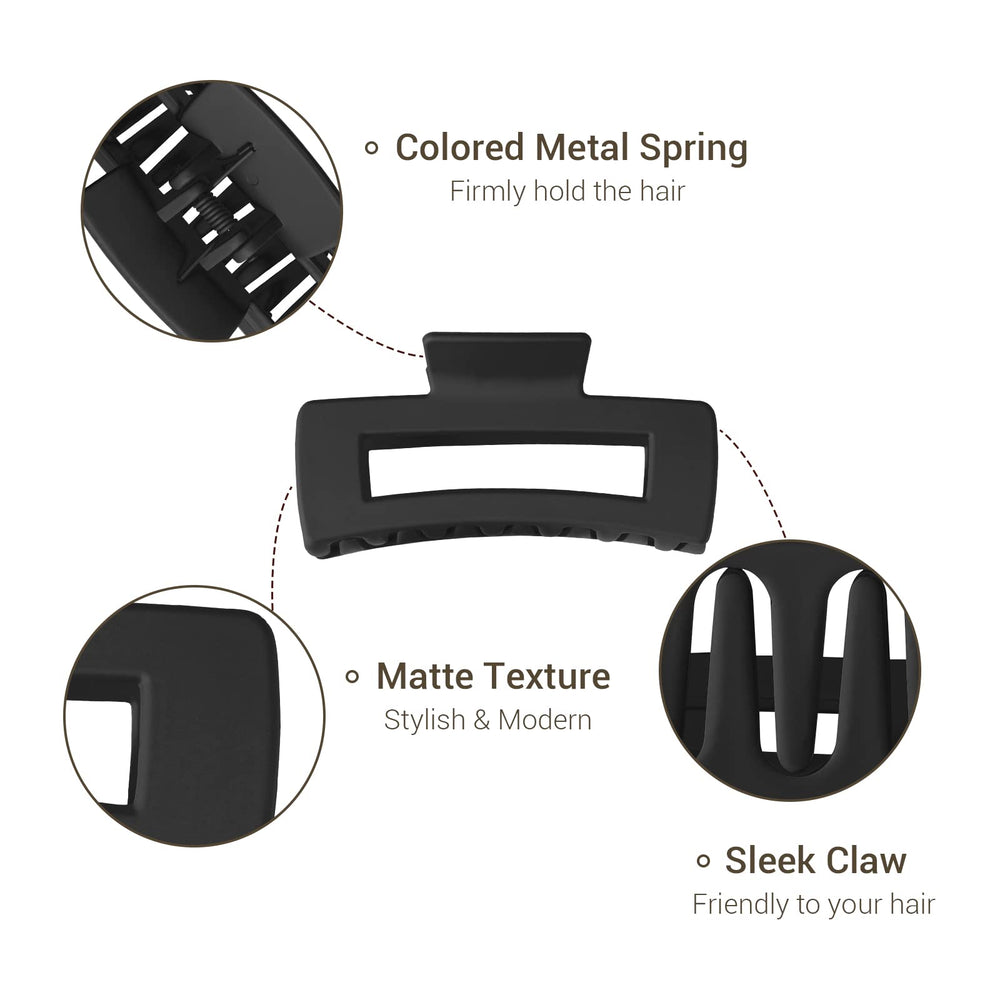 Shinowa medium matte clip ideal for mid-length hair.