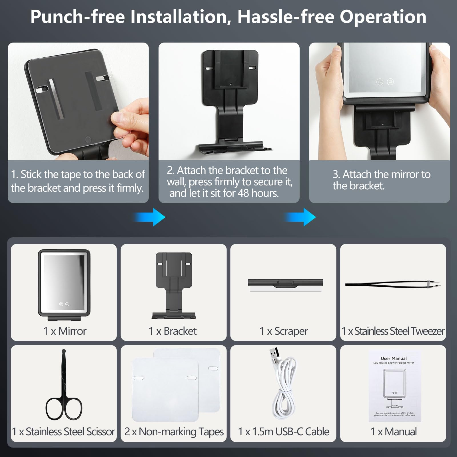 Shinowa IP66 waterproof design resists splashes for reliable shower use