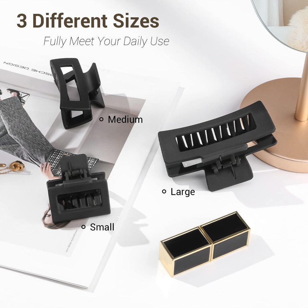 Shinowa square clip closeup highlighting matte finish and secure hold.