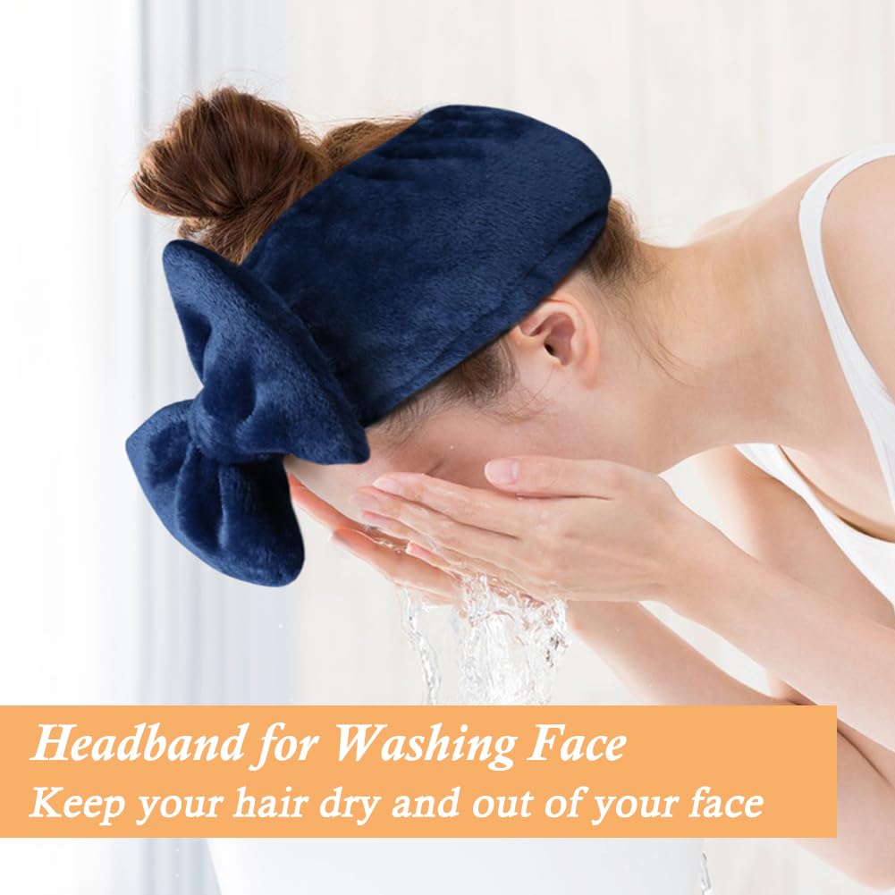 Shintop headband helps keep hair away during skincare and masks