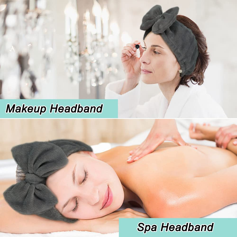Shintop makeup headband is washable and soft for repeated use
