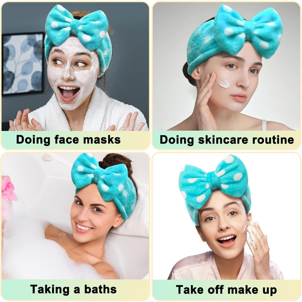 Shintop bowknot styling elevates your look during cosmetic applications.