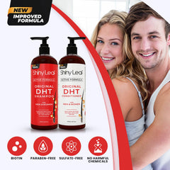 Shiny Leaf asparagus extract label emphasizes healthier-looking follicles.