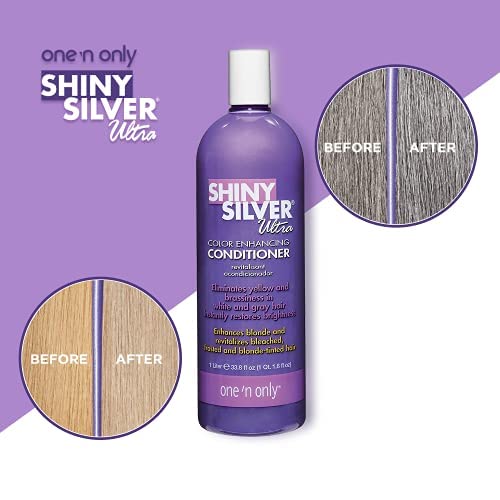 Shiny Silver Shampoo safe for color-treated hair on bleached or highlighted styles
