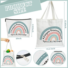 Shinylin rainbow pattern tote close-up emphasizes durable canvas and vivid design.