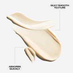 Shiseido Benefiance Wrinkle Smoothing Cream close-up shows smooth, creamy texture that may smooth lines.