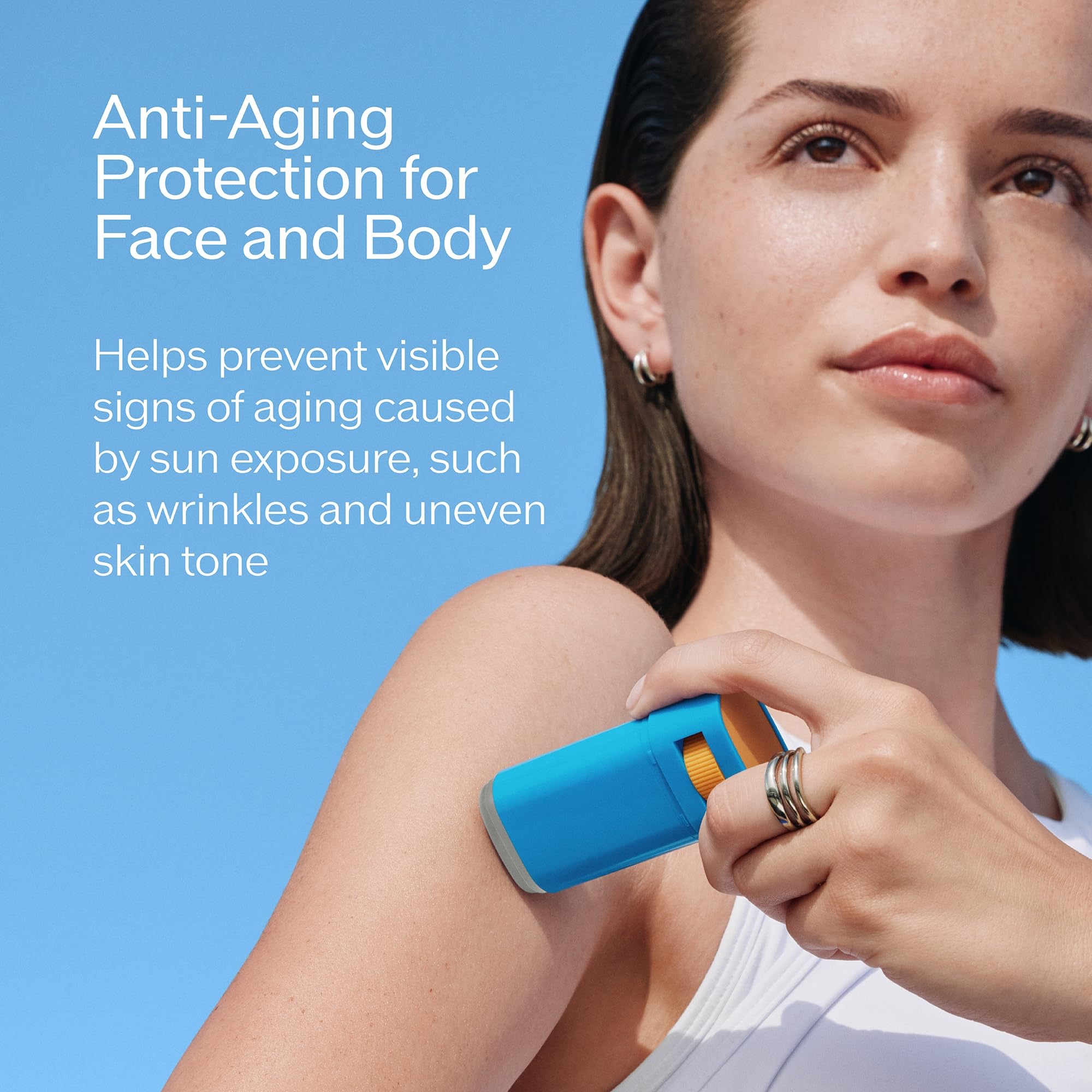 Shiseido Clear Sunscreen Stick shown as a portable, travel-friendly sunscreen