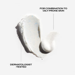 Shiseido Deep Cleansing Foam foamy lather on hand for gentle cleansing