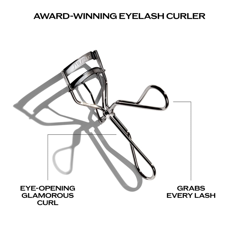 Shiseido eyelash-curler morning routine partner for eye-opening lashes