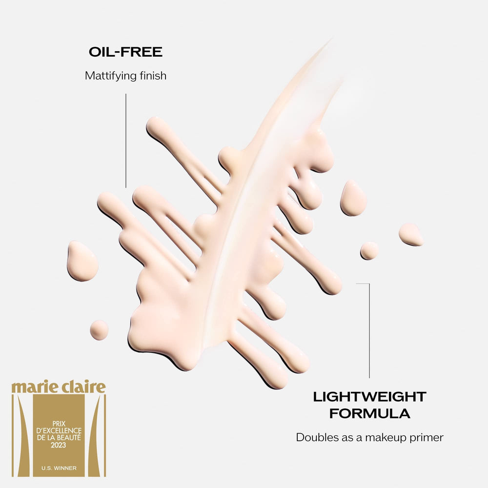 Shiseido Urban Environment close-up with hyaluronic acid highlight for moisture retention.
