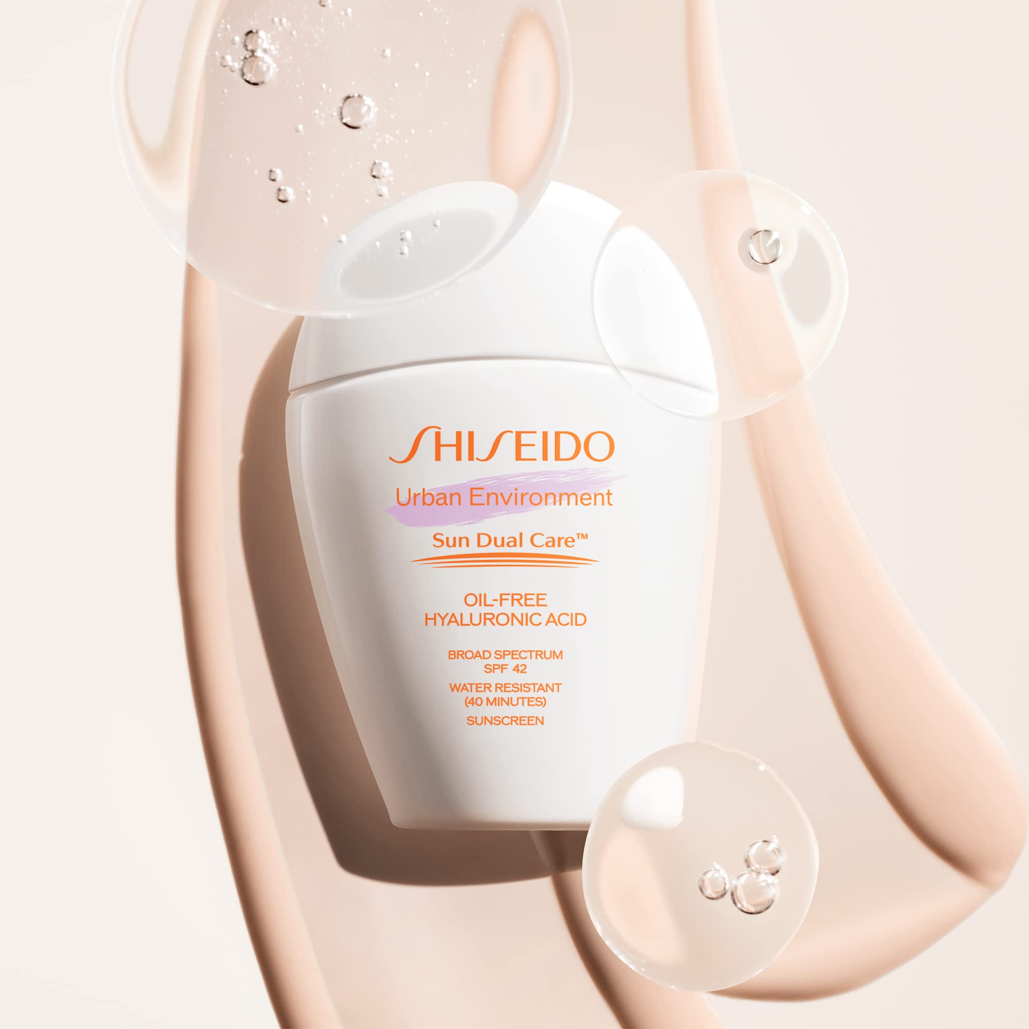 Shiseido Urban Environment sunscreen used as makeup primer under foundation.