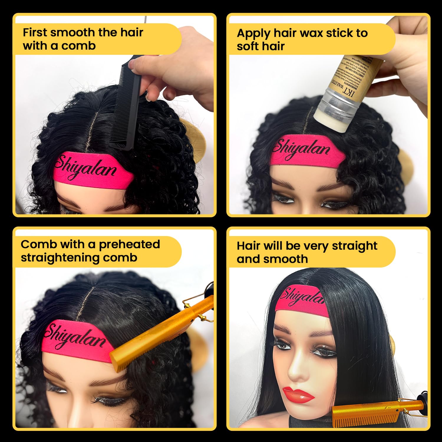 Shiyalan salon clips hold sections for even heat exposure