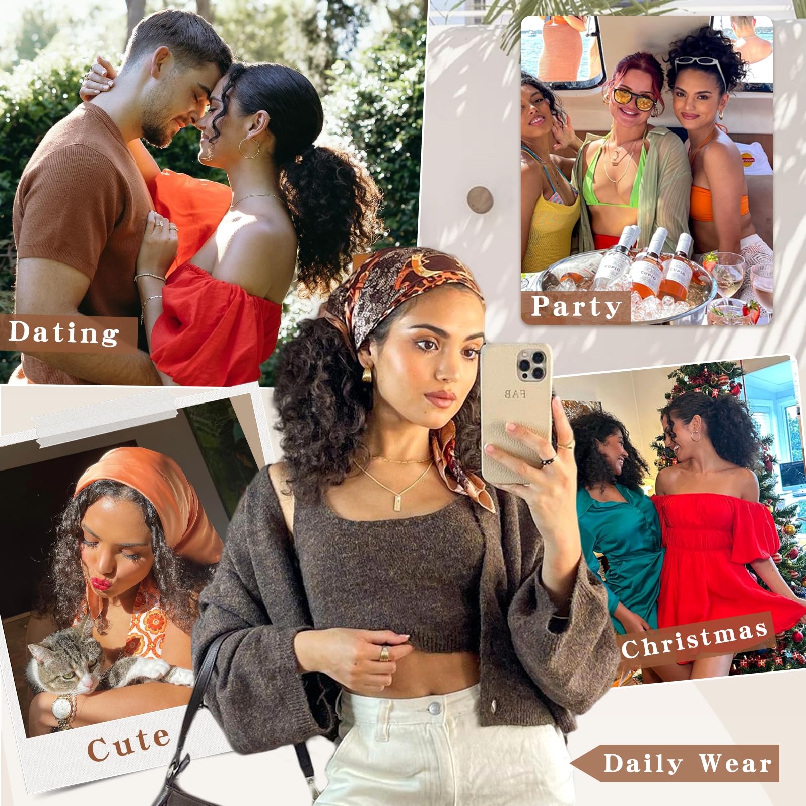 SHNMIN Drawstring ponytail color-matching option supports natural-tone pairing