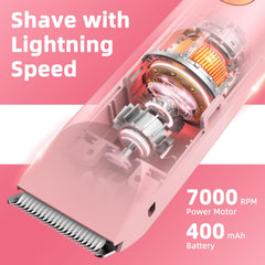 SHOBES bikini trimmer 2-in-1 pink underarm use for smooth shaping.