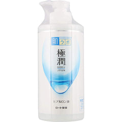 Shokunin Hadalabo Gokujyun Hyaluronic Lotion bottle (400 ml) for daily hydration.