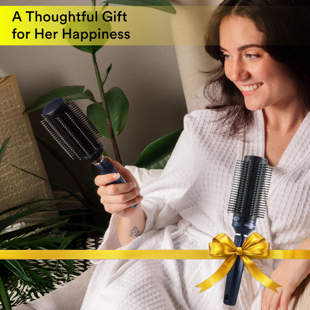 SHOP LC Detangler Brush navy-blue color makes a stylish holiday gift.