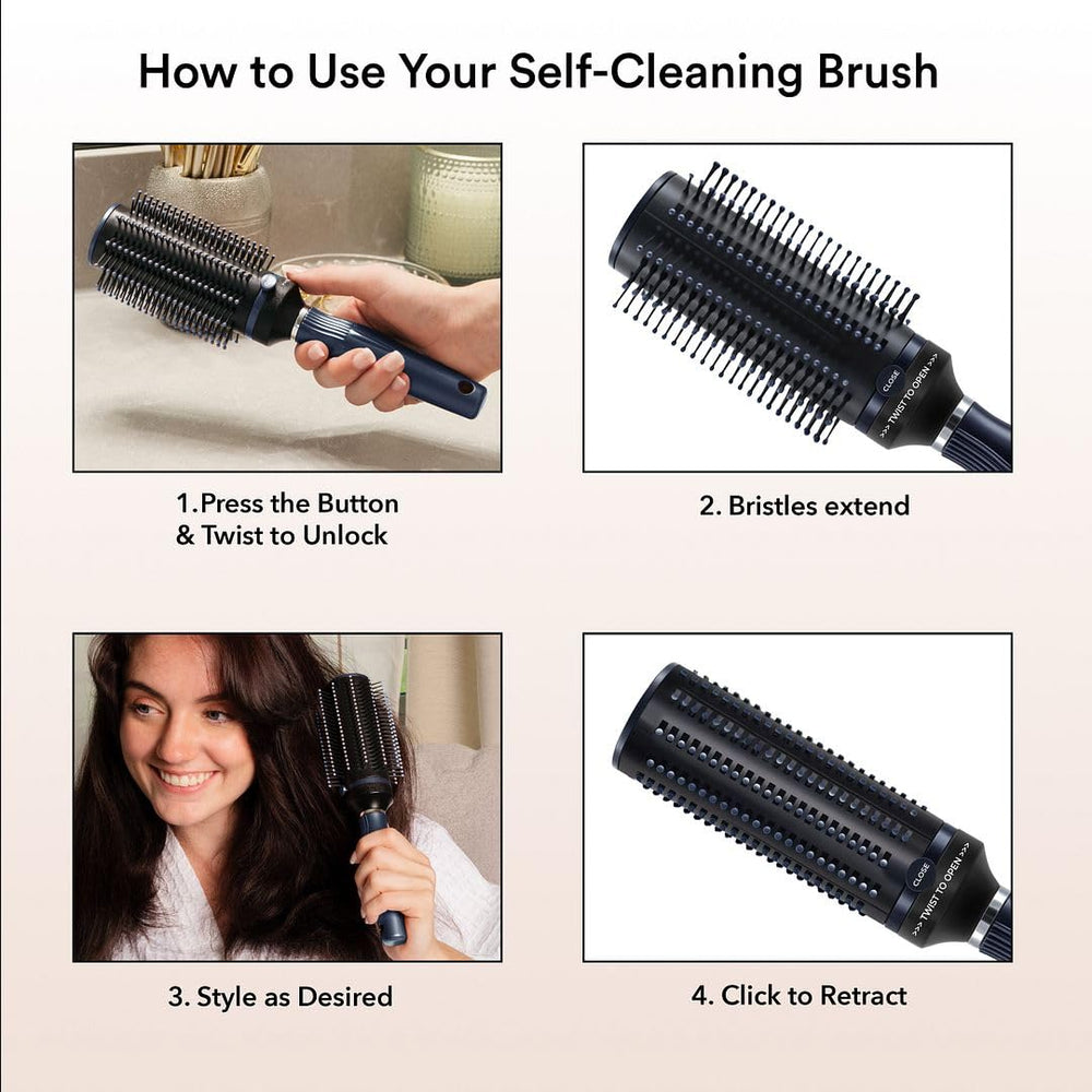 SHOP LC Detangler Brush travel-compact design fits bags for on-the-go grooming.