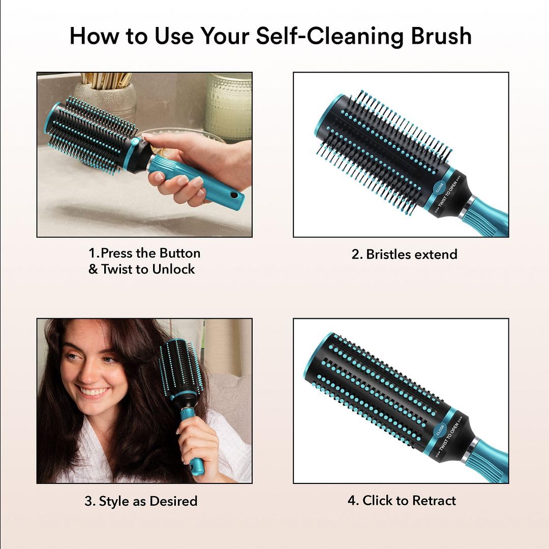 Shop LC travel-friendly roller brush—compact design for on-the-go grooming.