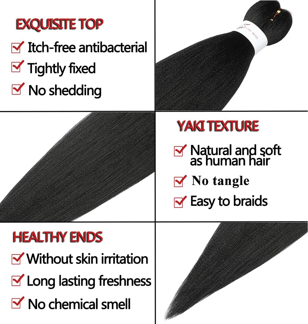 ShowCoco braiding hair 20inch hot-water setting demonstration for style switching.