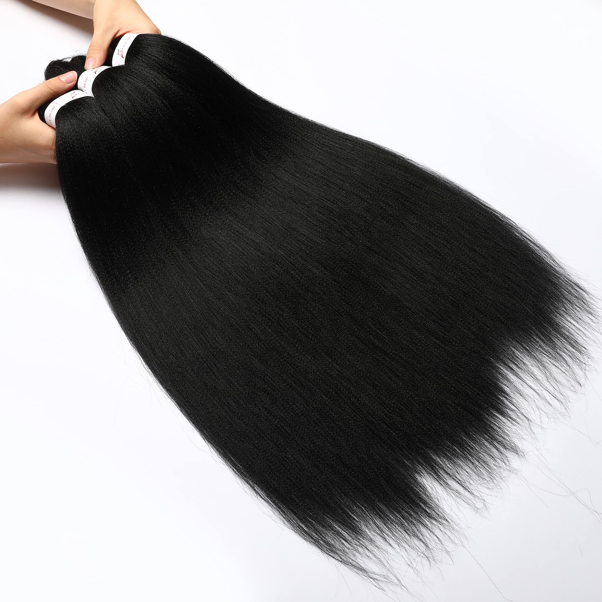 ShowCoco eight-pack set includes crochet needle for faster braiding.