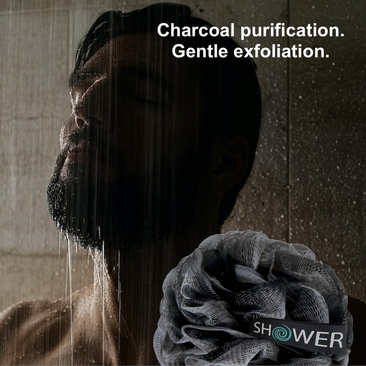 Shower Bouquet extra-large soft mesh loofa offers luxurious lather and soft skin feel.
