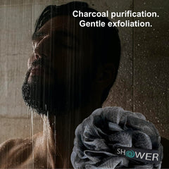 Shower Bouquet extra-large soft mesh loofa offers luxurious lather and soft skin feel.