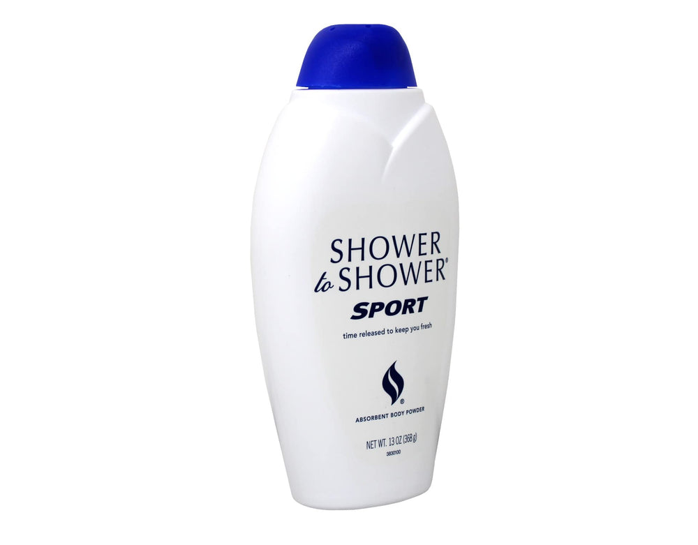 Shower To Shower packaging highlights a 2-pack for extended freshness