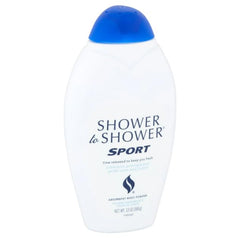 Shower To Shower jar-closeup reveals fine texture for comfortable daily use.
