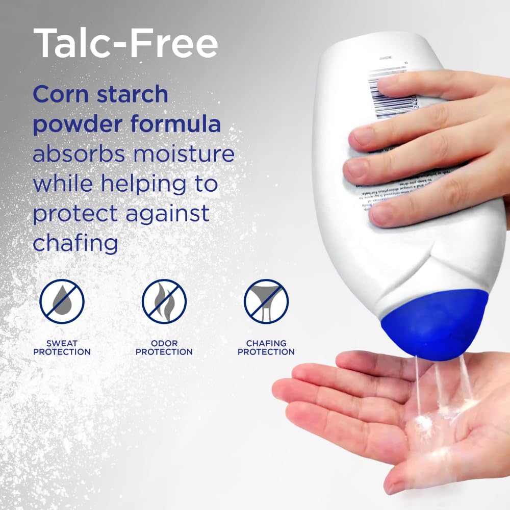 Shower To Shower Body Powder Sport packaging box demonstrates travel-friendly design