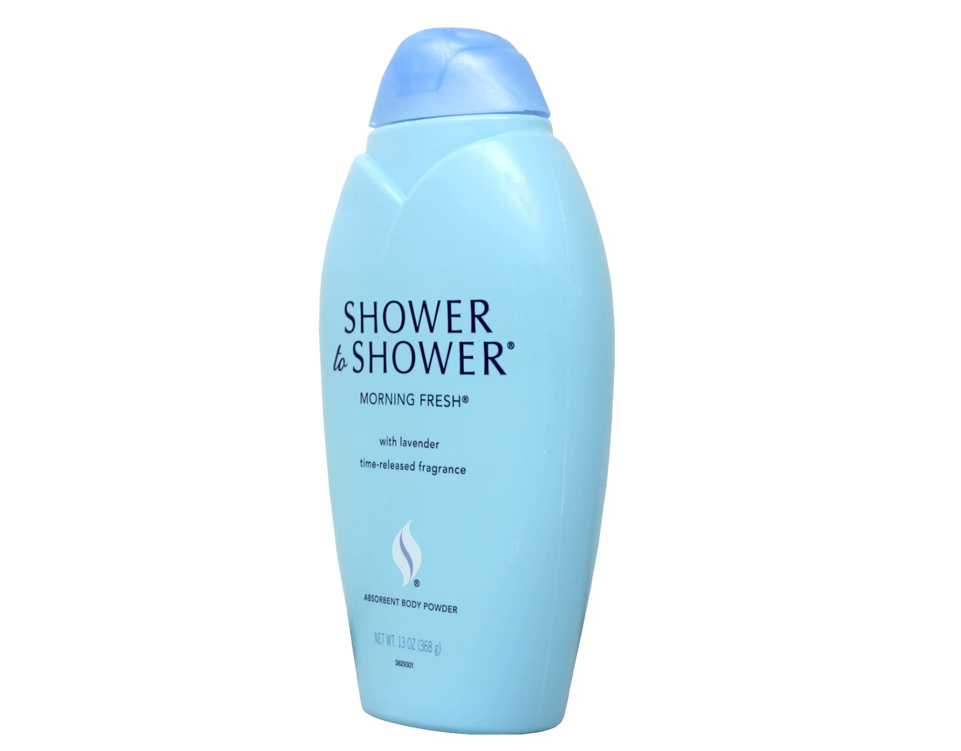 Shower To Shower Made in USA label signals domestic quality.