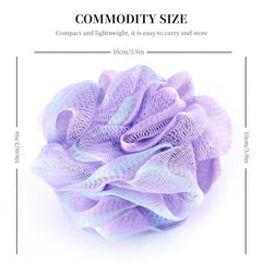 Showertime Mini Shower Loofah durable mesh maintains shape after washing