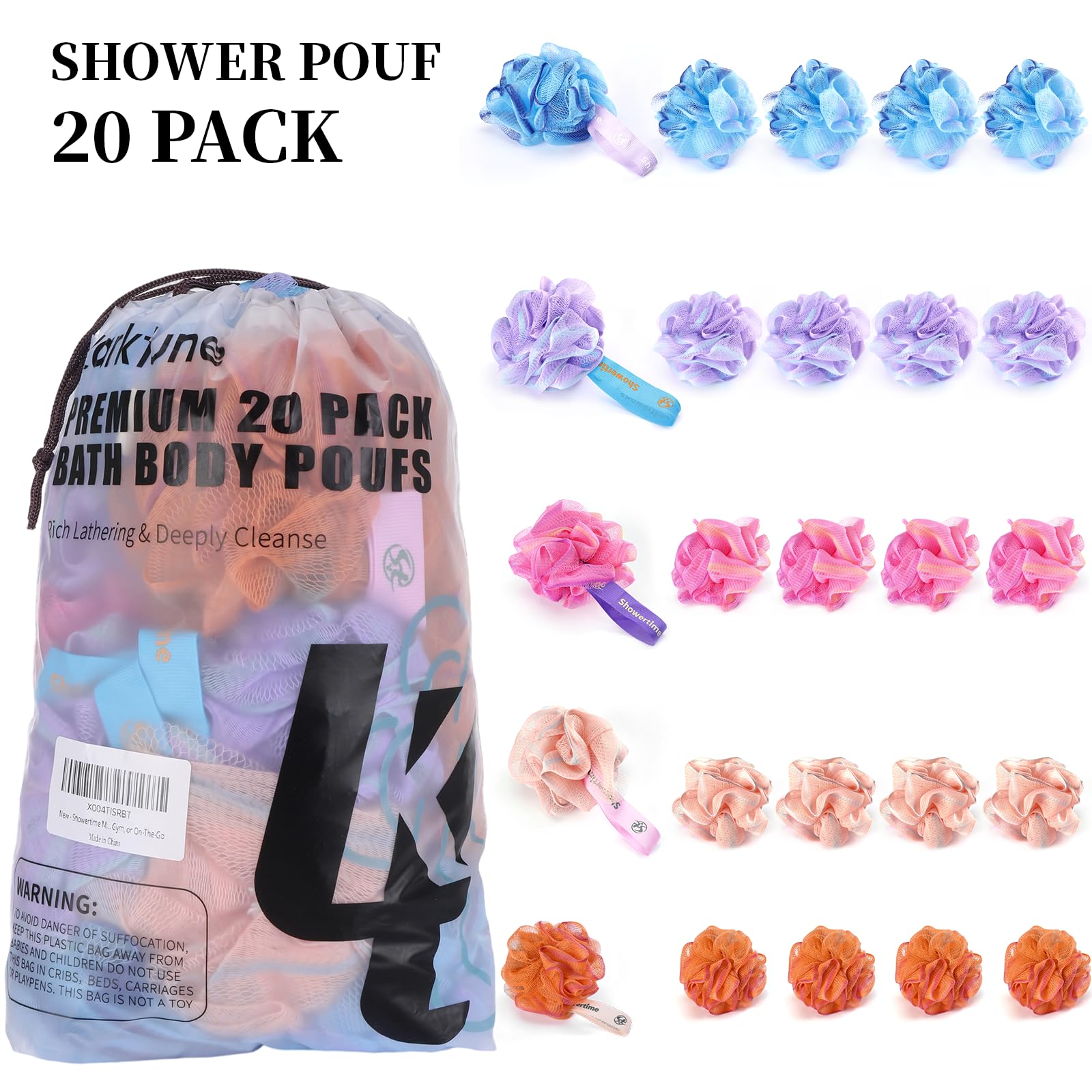 Showertime Mini Shower Loofah kids-friendly option with gentle exfoliation