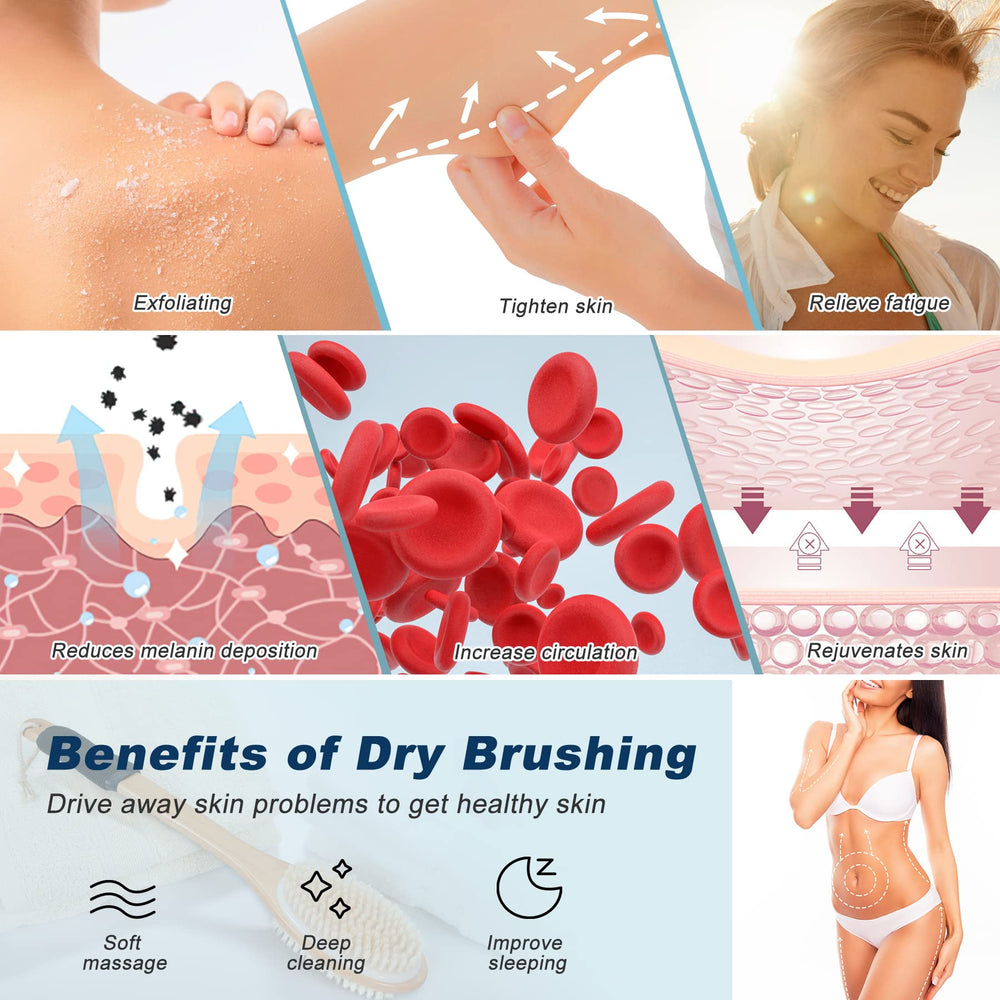 ShowEzily hog-bristle wooden brush combines durability with skin-friendly cleaning
