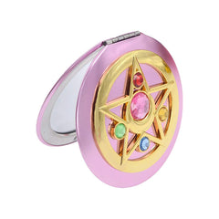 SHOWLOUE makeup compact mirror double-sided for versatile makeup angles