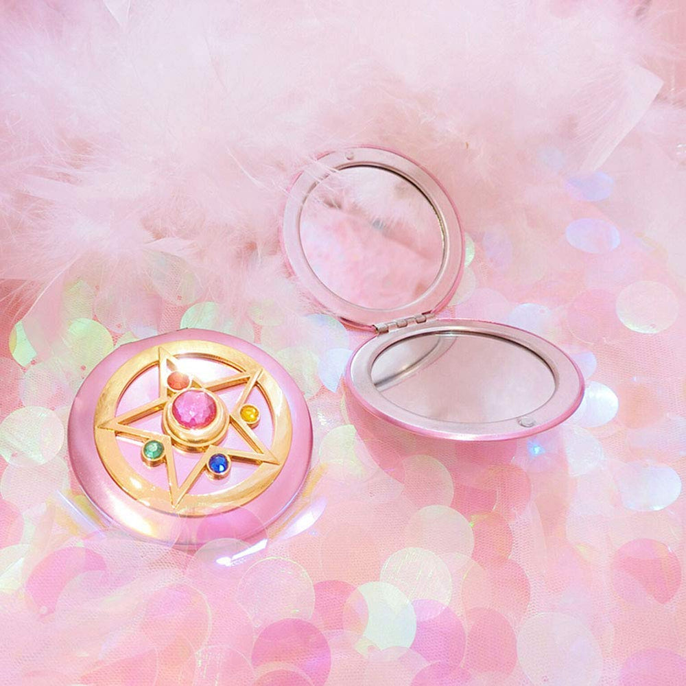 SHOWLOUE makeup compact mirror pocket-fit design ideal for small bags