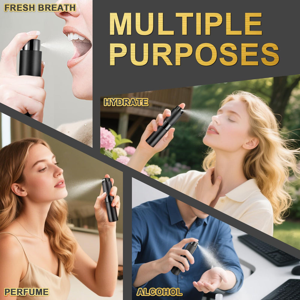 Showvigor 8ml bottles fit purses, pockets, and carry-ons for travel-ready scents.