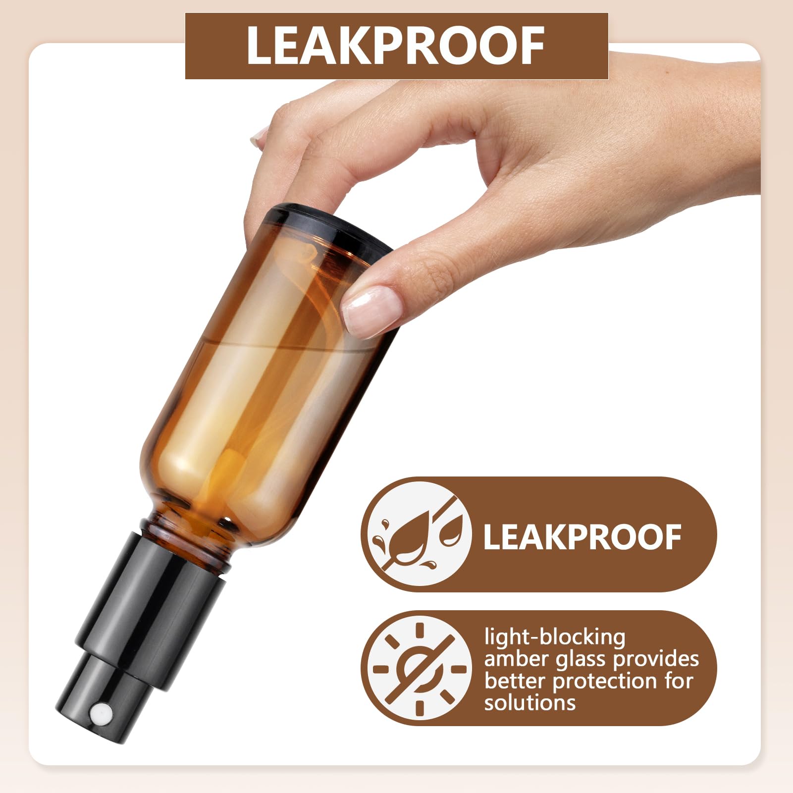 Showvigor fine-mist spray bottle closeup highlighting smooth spray performance.