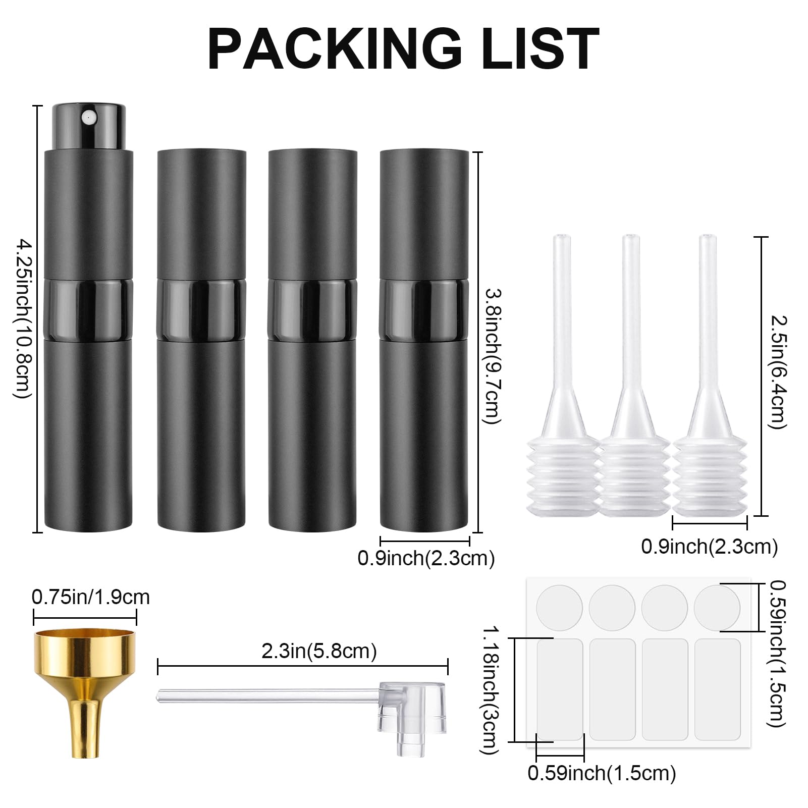 Showvigor leak-proof cap ensures secure perfume transport and spill-free trips.