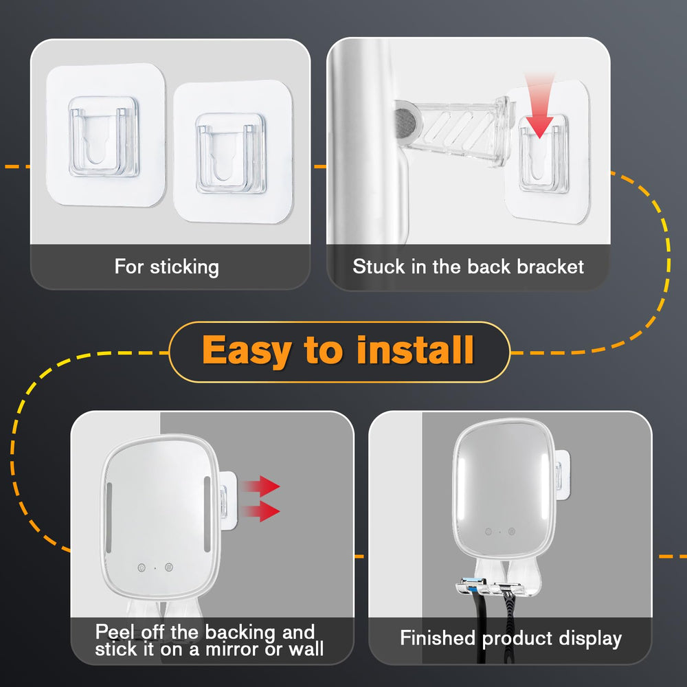 Showvigor waterproof anti-fog mirror withstands steamy bathrooms for steady reflections.