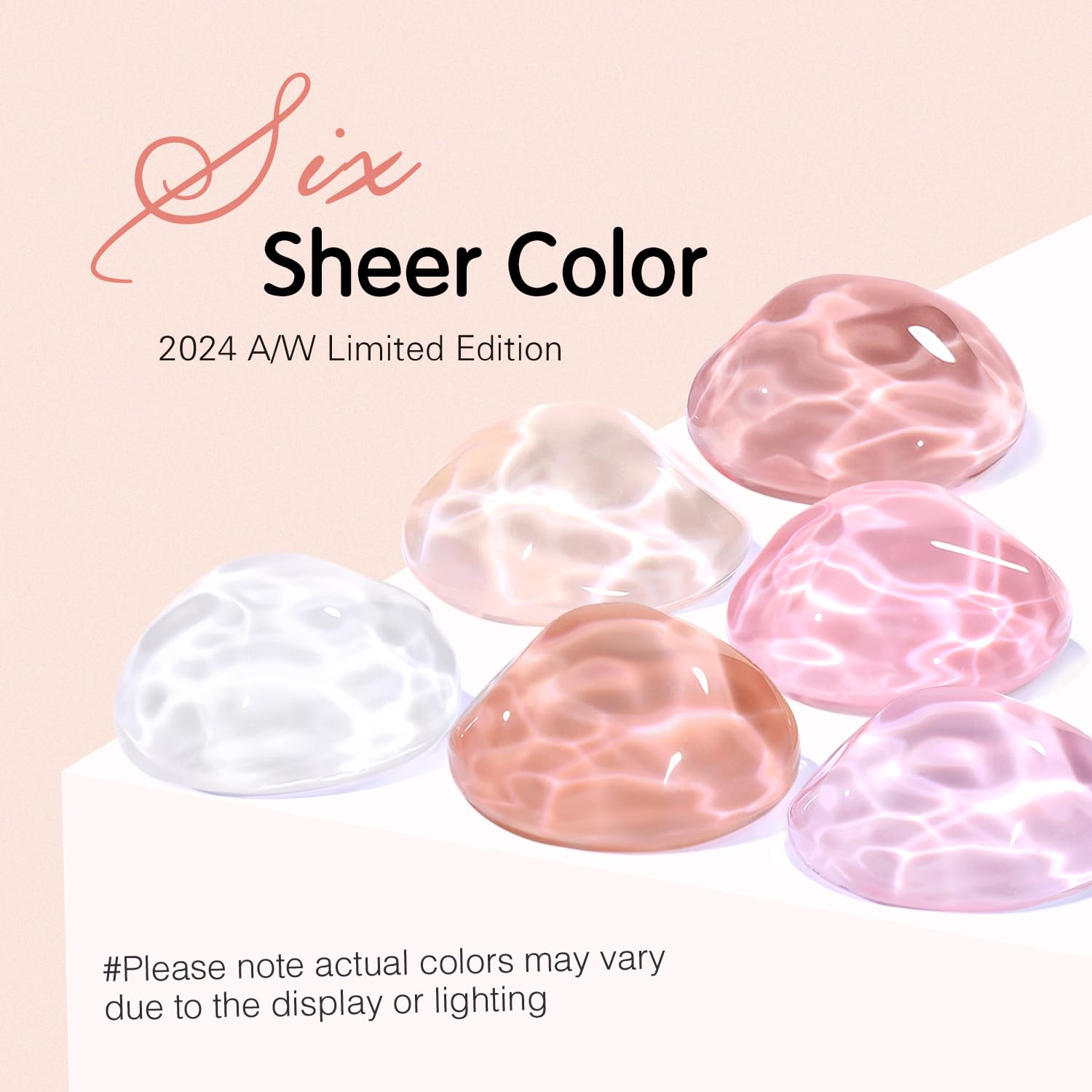 SHOYUM Nude Pink Gel Nail Polish Set LED curing demonstration friendly and quick