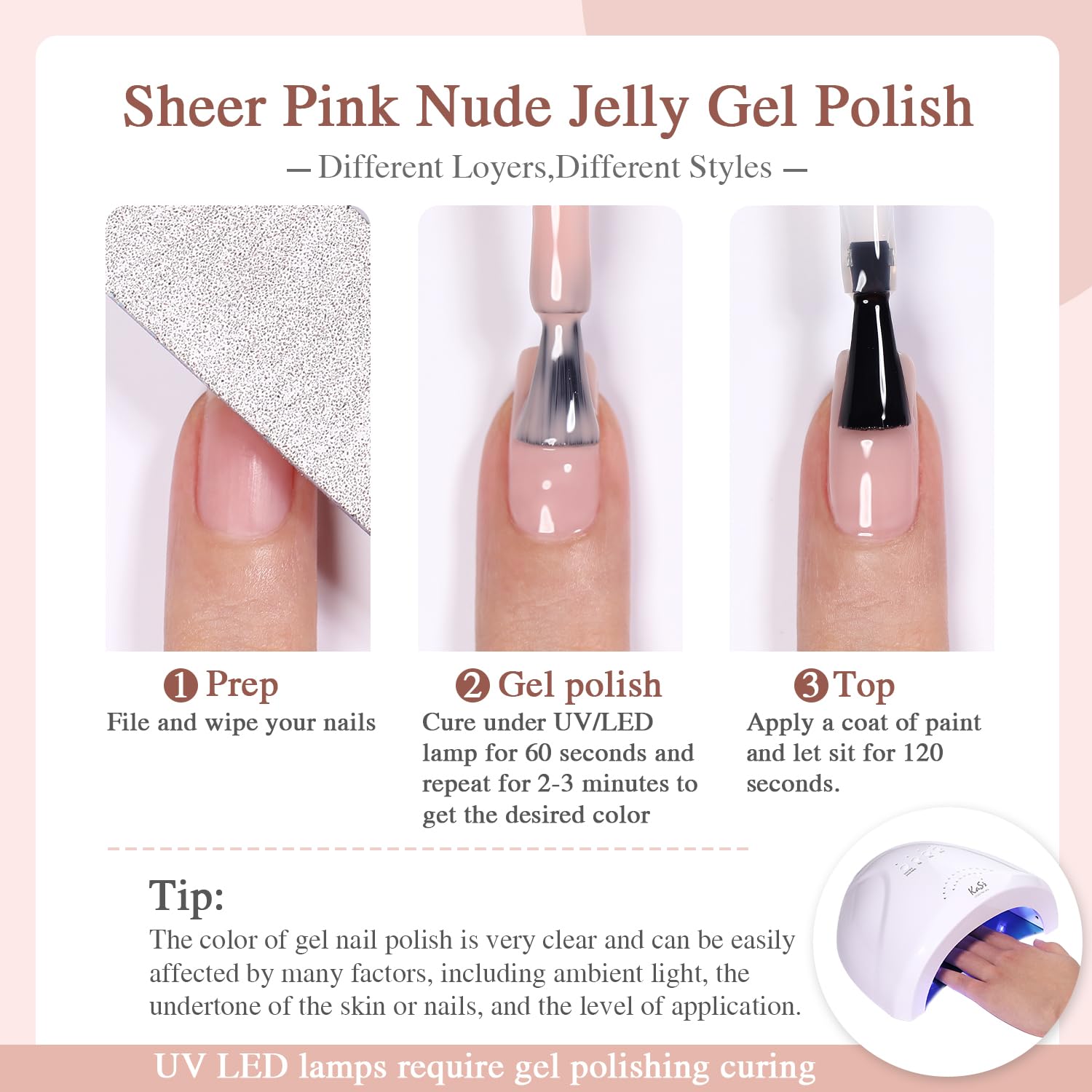 SHOYUM at-home manicure setup enables easy self-application.