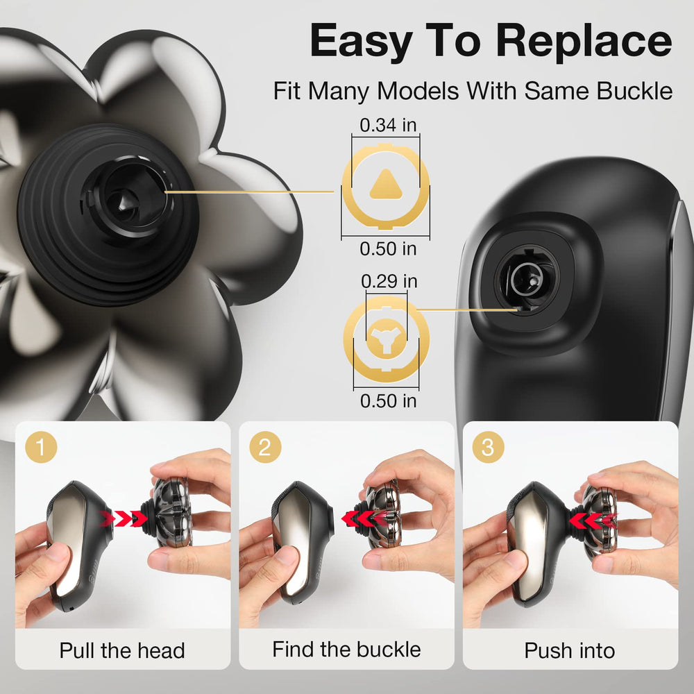 SHPAVVER 7D design captures long and short beard for efficiency
