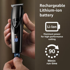 SHPAVVER beard trimmer detachable blade shown for quick maintenance and replacement