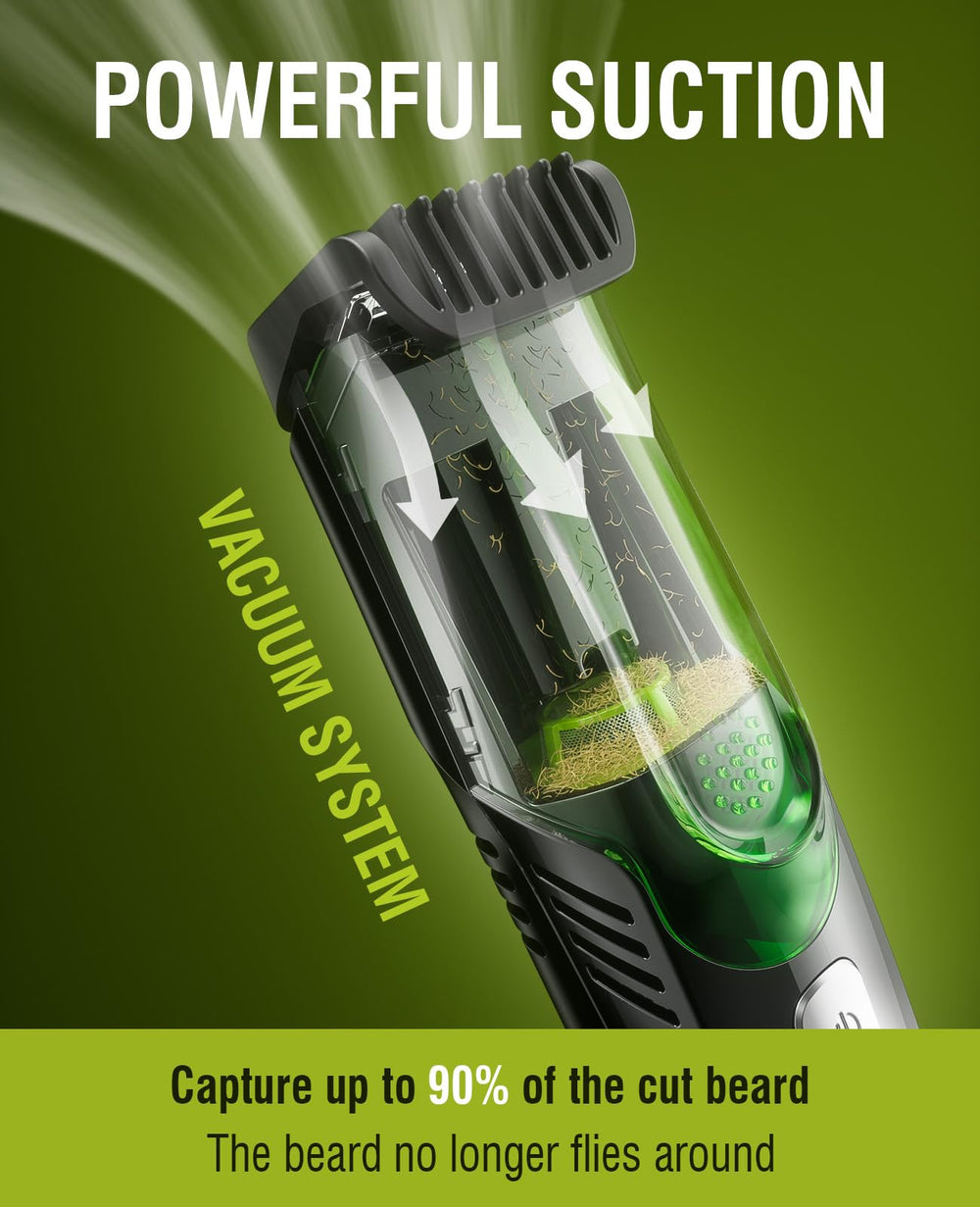 SHPAVVER beard-trimmer length-adjustment-knob offers 20 settings for customization.