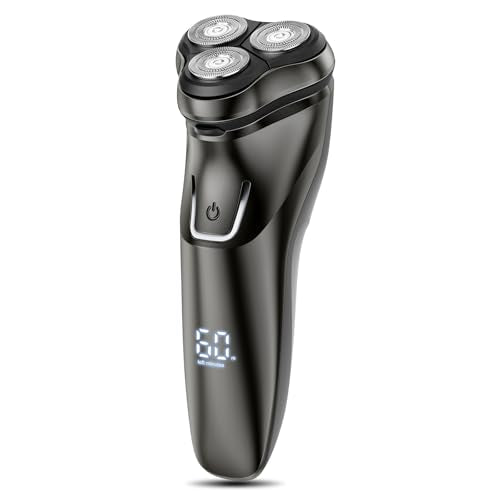 SHPAVVER cordless electric razor close-up for a smooth, sensitive-skin shave.