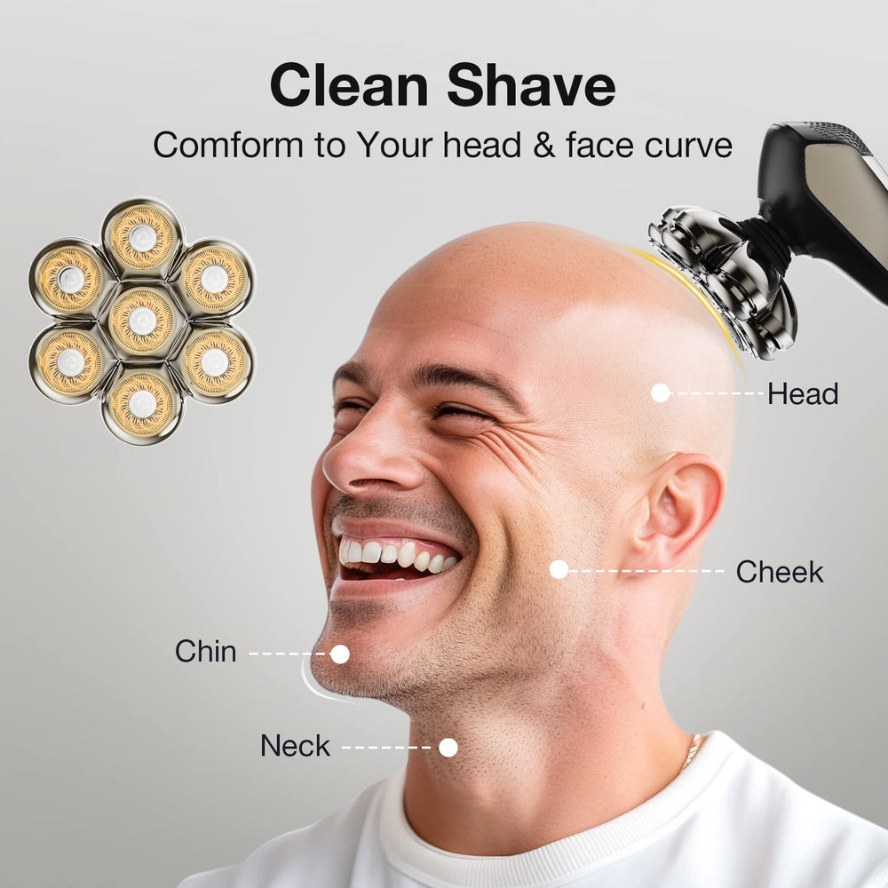 SHPAVVER easy clean razor head enabling quick maintenance
