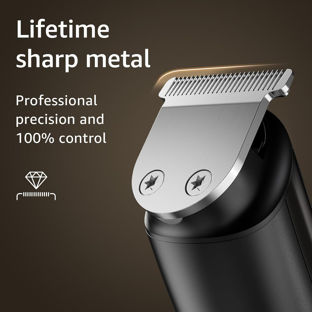 SHPAVVER grooming kit sideburn comb with adjustable guide in use for precise trimming