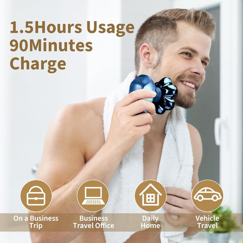 SHPAVVER LED-display shows battery status for easy planning.